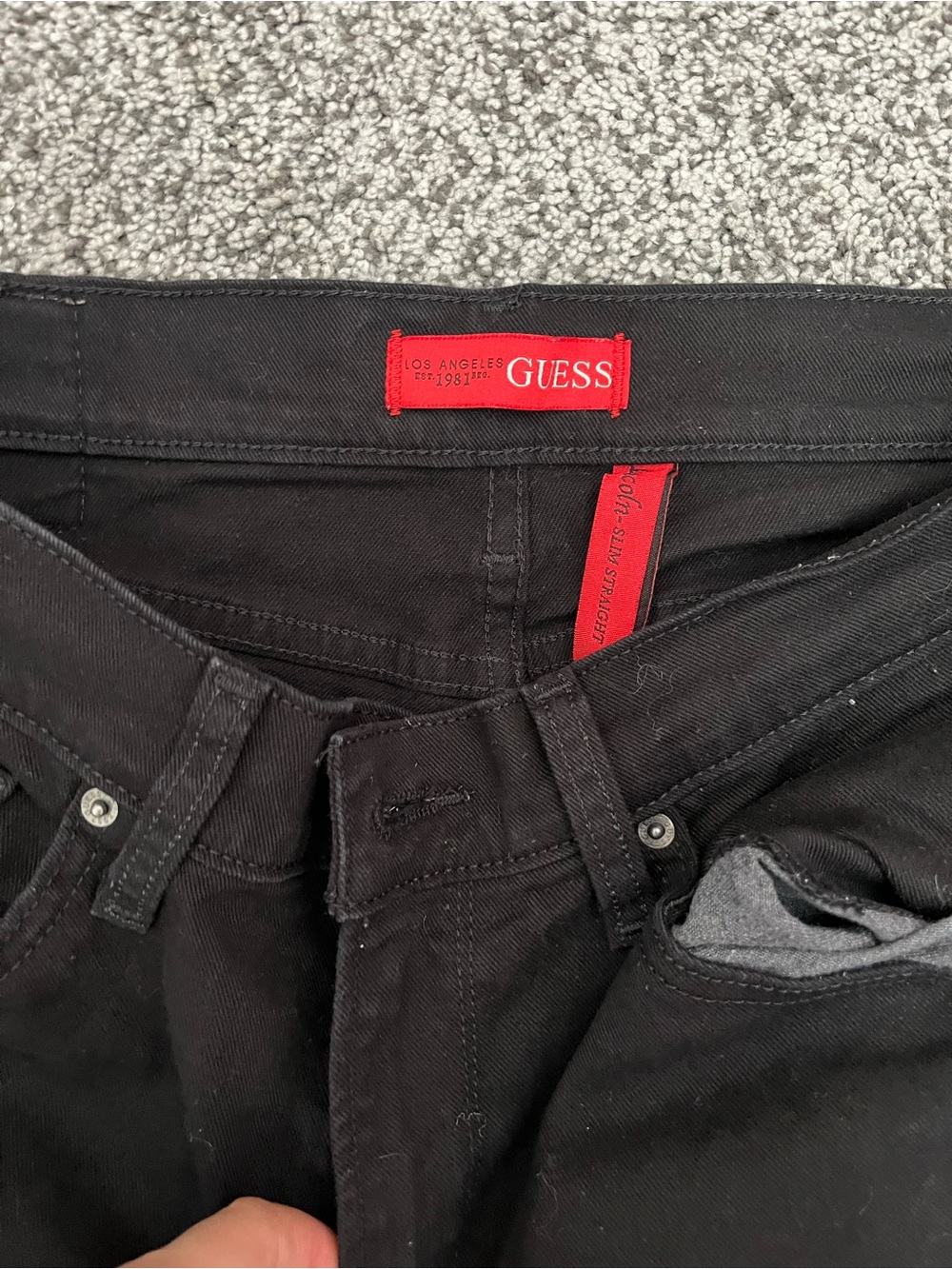 GUESS Men’s Black Jeans